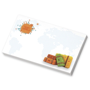 Custom Souvenir® Sticky Note™ 5" x 3" Pad, 100 sheet