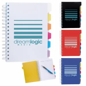 Custom Spiral Notebook with Tabs