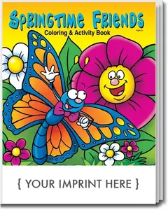 Springtime Friends Coloring Book