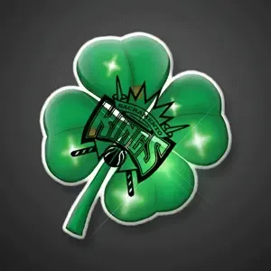 St. Patrick's Day Blinking Clover Light-Up Pin