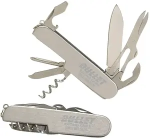 Custom Stainless Steel Swiss Army Knife - 7-in-1 Multi-Tool