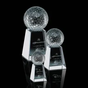 Customizable Optical Crystal Golf Award