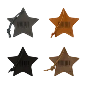 Stella Leather Star Ornament