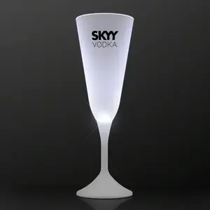 Still White Light Champagne Glass