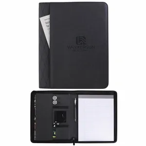 Custom Stitch Zippered Padfolio
