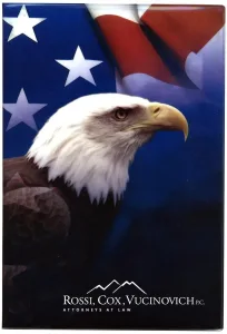 Patriotic Monthly Planner - 7 x 10  (Stock Full Color Vinyl Cover)