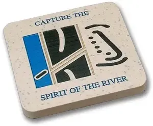 Custom Printed Stonecast Square Coaster