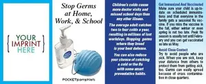 Stop Germs at Home, Work & School Pocket Pamphlet