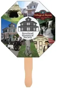 Stop Sign Shape Hand Fan
