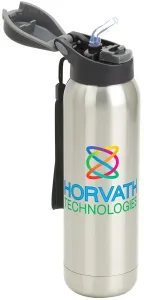 Stratford 17 oz Pop-Top Vacuum Insulated Stainless Steel Bottle