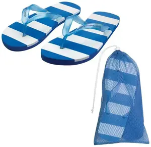 Promotional Striped Adult Flip Flop