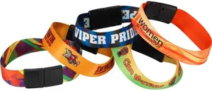 Sublimated Heavy Weight Satin Wristband