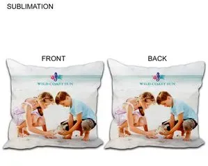 Sublimated or Blank Polyester Large Throw Cushion, 20x20