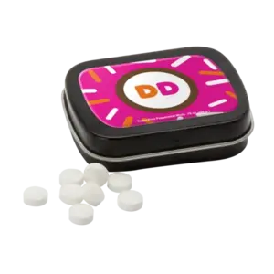 Sugar Free Mints in a Small Rectangular Hinged Tin