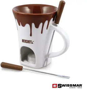 Swissmar® 4pc Nostalgia Chocolate Fondue Set