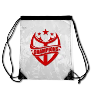 The Clear Drawstring Tote Bag