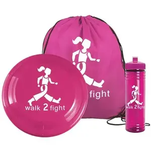 The Grad Fun Kit (Drawstring Backpack, Flyer, Water Bottle)