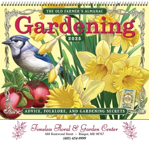 The Old Farmer's Almanacยฎ Gardening: 2025 Spiral Bound