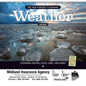 The Old Farmer's Almanacยฎ Weather Watcher's: 2025 Spiral Bound