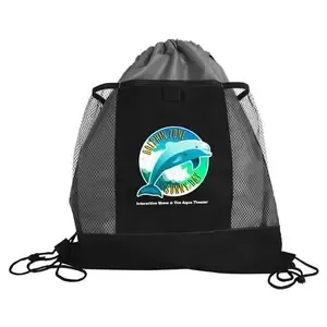 Custom Drawstring Backpack - Sportster with Mesh Pockets