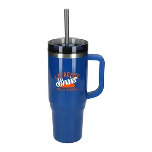 Branded Eco-Friendly Straw Tumbler - 40oz