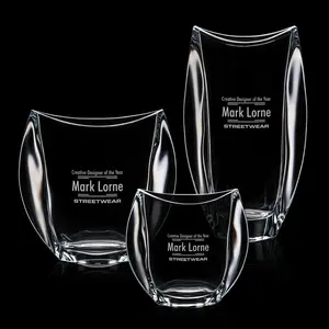 Custom Branded Tilden Crystal Vase for Business Gifts