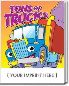 Tons of Trucks Coloring Book
