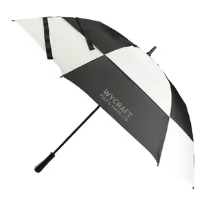 Personalized UV Protection Auto Golf Umbrella - 64"