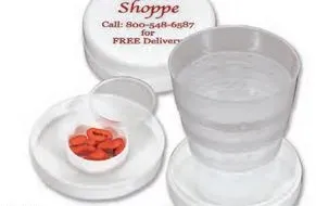 Logo Travel Cup & Pill Box