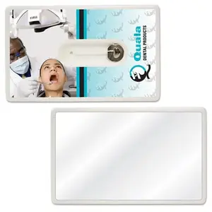 Travel Dental Floss Credit Card with Mirror