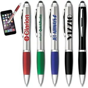 Custom Turbo Twist Pen with Stylus for Business Promotions