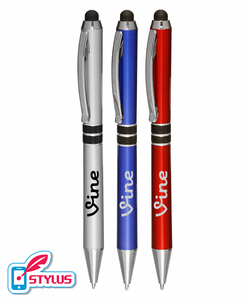 Twist-Action Stylus Pen with Eclipse Design