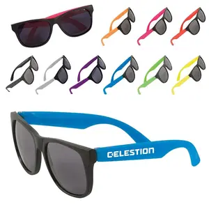 Two-Tone Matte Sunglasses