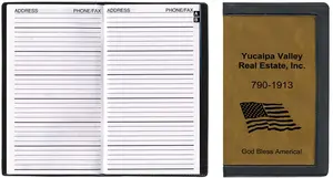 Customized Vinyl Cover Address Book