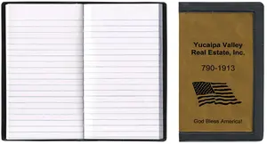 Custom Tally Book with Two-Tone Vinyl Cover