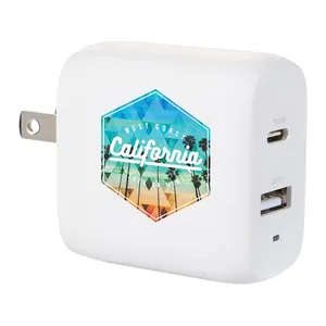 UL Listed 20W Dual USB-A & Type-C Wall Charger