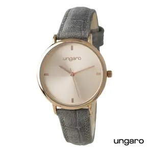 Custom Embossed Leather Giada Ladies' Watch by Ungaro® - Business Promotion Watch