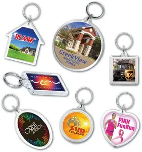 USA Custom Acrylic Key Tags: Durable, Full-Color Promotional Keychains