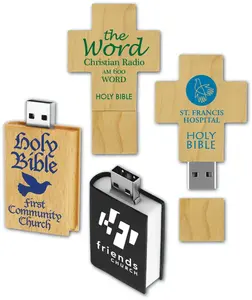 Religious USB Flash Drives - Holy Bible E-Books, Spirit Drives