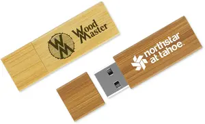 Custom Wood Eco-friendly USB Drive, Perfect for Branding & Promotions