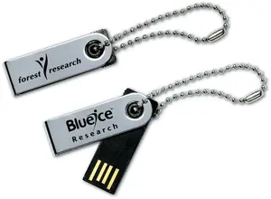 Compact Swing USB Flash Drive for Business Promotions