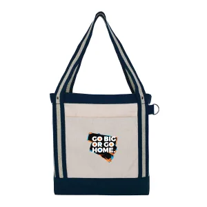 V Natural™ Striped Recycled Cotton Boat Tote Bag