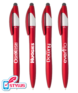 Versatile 4-in-1 Pen with Colored Refills (Black, Blue, Red)