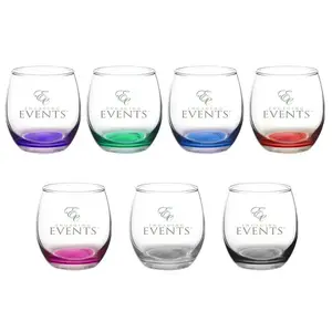 Vino 11.5 oz. Mikonos Stemless Wine Glass