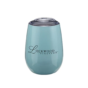 Vino Stainless Steel Stemless Wine Glass