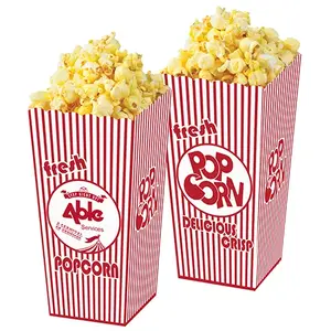 Vintage Style Open-Top Popcorn Box