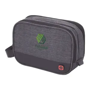 Custom Wenger RPET Dual Compartment Dopp Kit