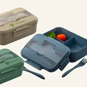 Wheat Straw Lunch Box Set