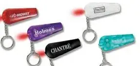 Logo Whistle/ Light Keychain