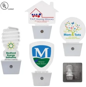 Imprinted White LED Nightlight